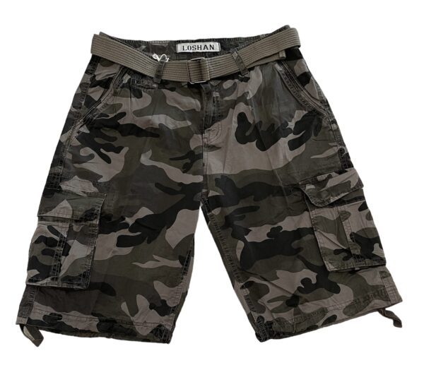 Cargo Kratke Maskirne Hlace Loshan