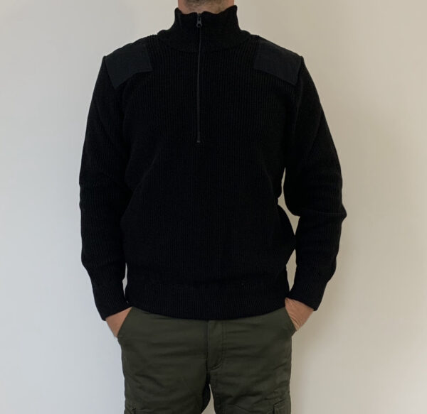 Muska Pletena Vesta Crna